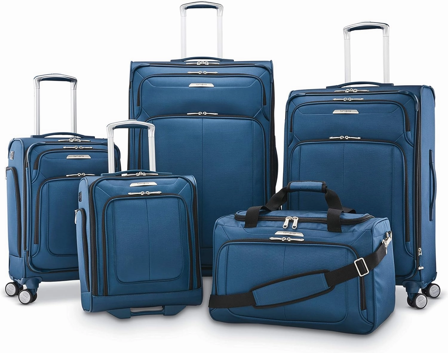 Samsonite Solyte DLX Softside Luggage, Mediterranean Blue, Underseater