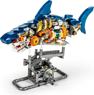 SEMKY Ocean Series Shark Building Blocks Set (687Pieces) Creative Sea Animal Model Gifts for Kid and Adult
