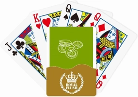 Shell Faly Marine Fisheries Royal Flush Poker Playing Card Game