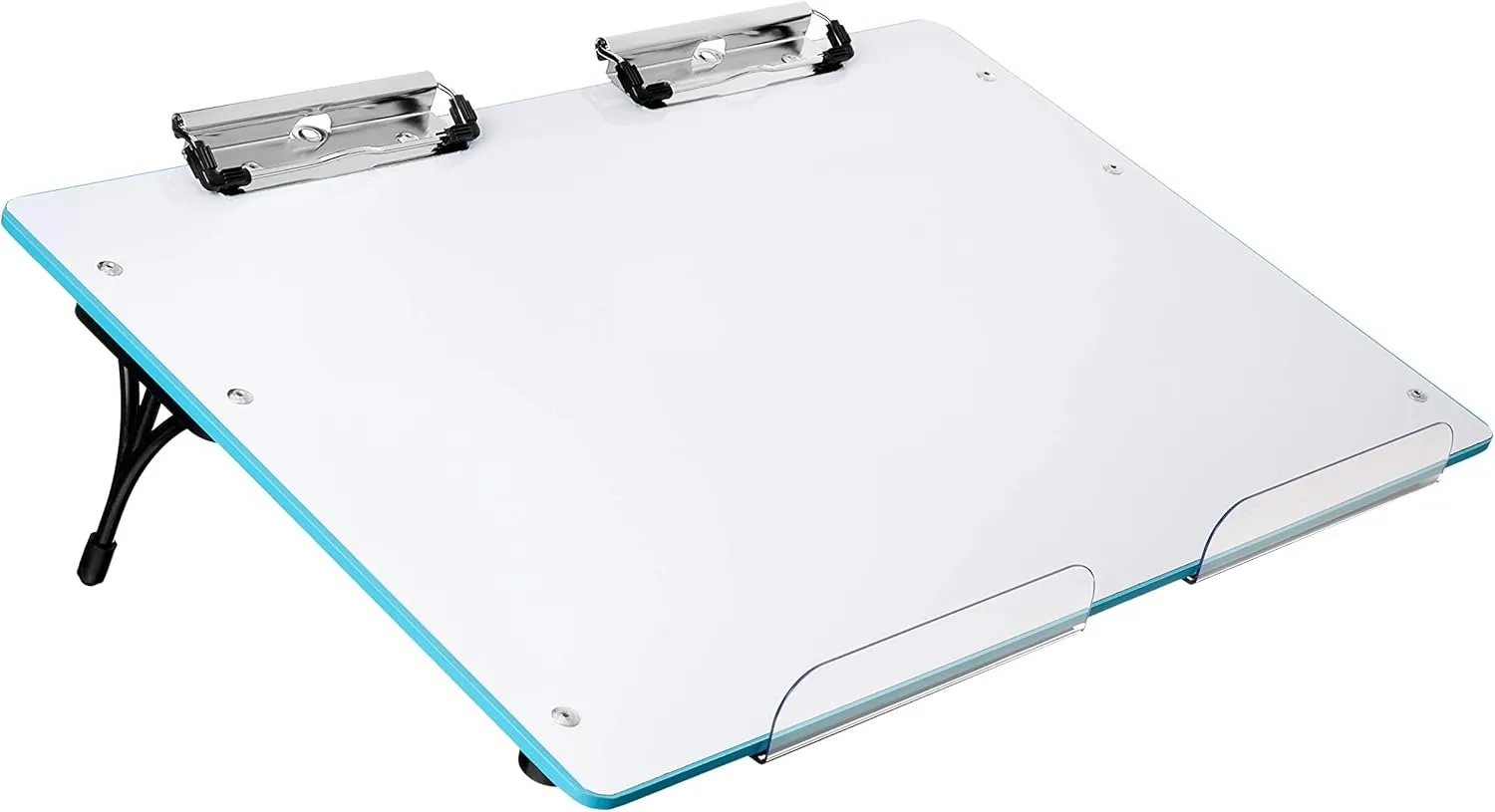 Slant Board for Writing – Adjustable Magnetic Whiteboard & 22° Angle Ergonomic Desk for Reading, Writing, Drawing and Studying – Portable Tabletop Stand for Students and Teachers - Blue