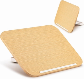 Slant Board - 13.5 x 9.3 Inch Sloped Surface to Improve Handwriting Legibility - Wood Writing Slope - Adjustable Slanted Clipboard for Home, Art, Office (1 Pc)