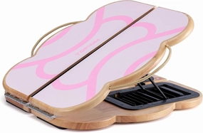 Slant Board,Foldable Calf Stretcher Board,Cloud Design,Wooden,Stretching Board for Squats,9 Adjustable Slant Board for Knees Ankle Heel Feet Leg,for All