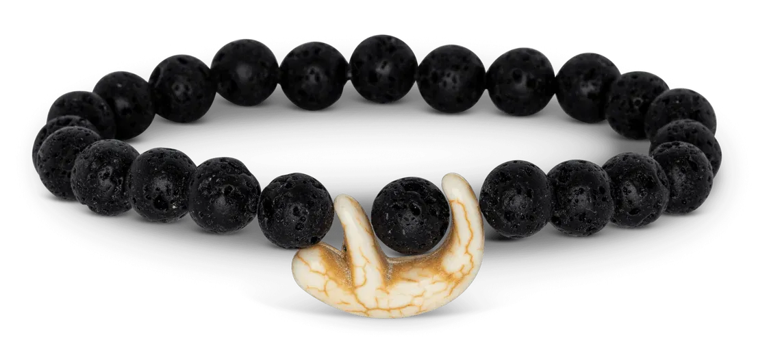 Sloth Bracelet Wander - Lava Stone