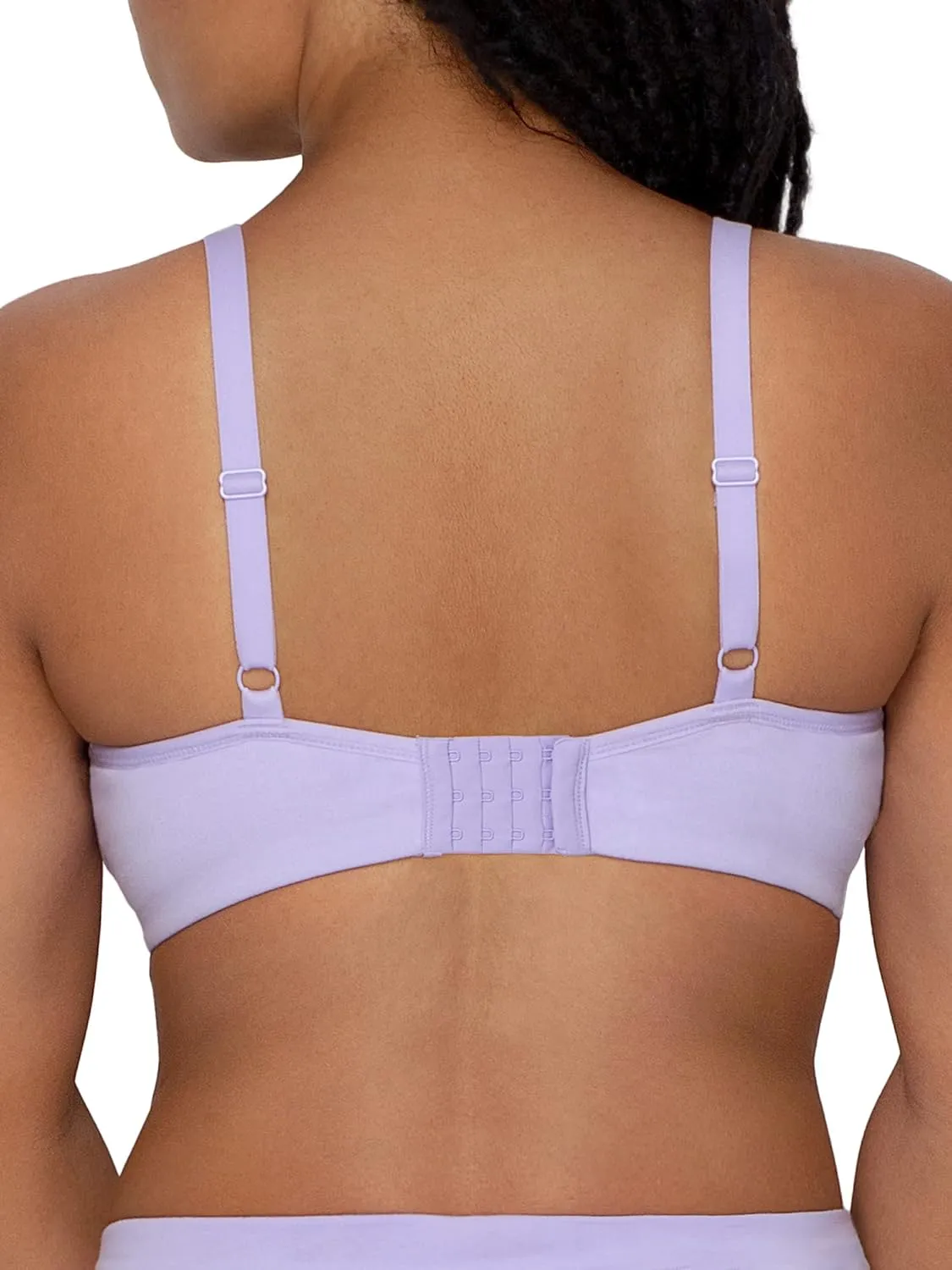 Smart & Sexy Women's Cloud Cotton Comfort Collection Scoop Neck Unlined Underwire Bra