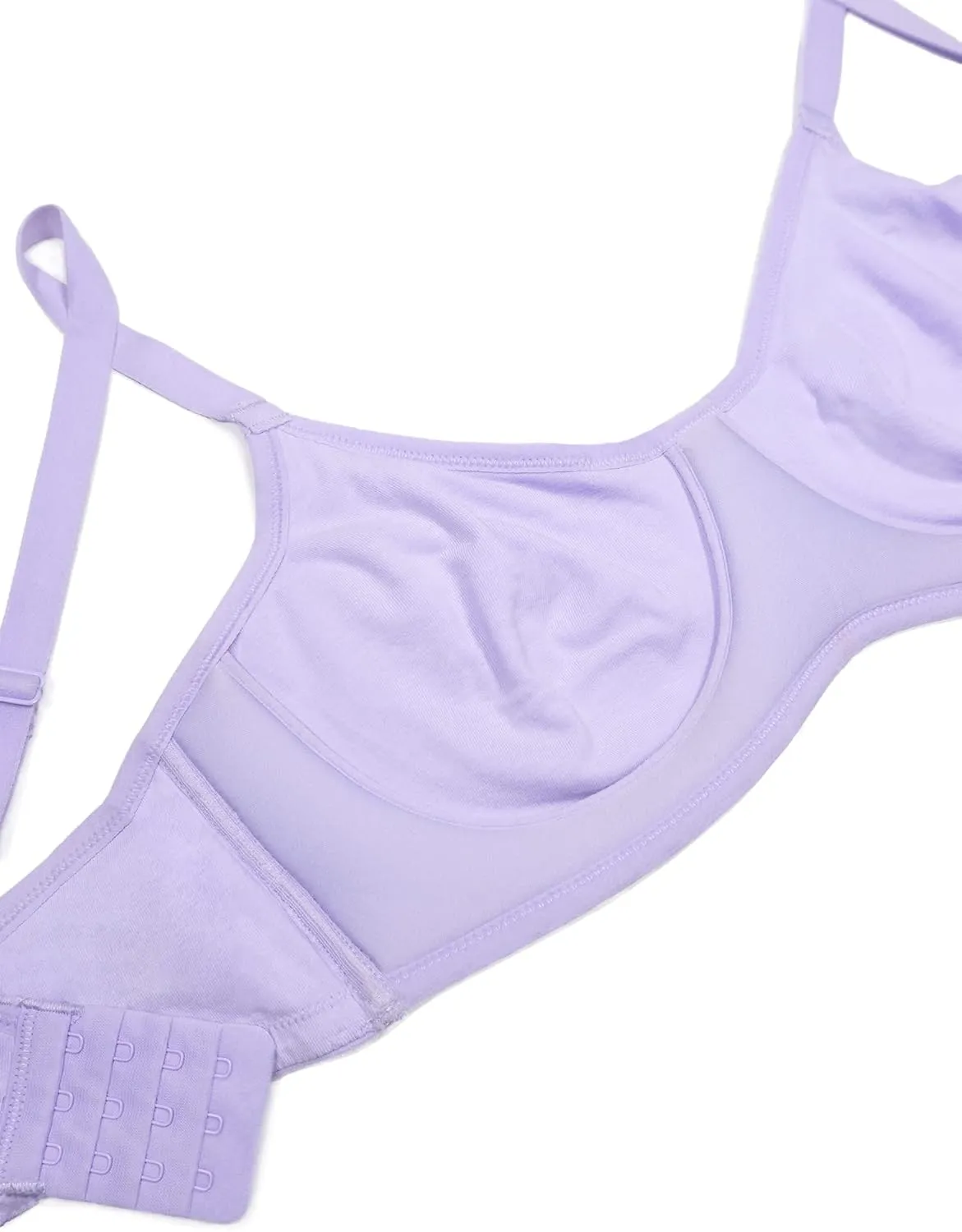 Smart & Sexy Women's Cloud Cotton Comfort Collection Scoop Neck Unlined Underwire Bra