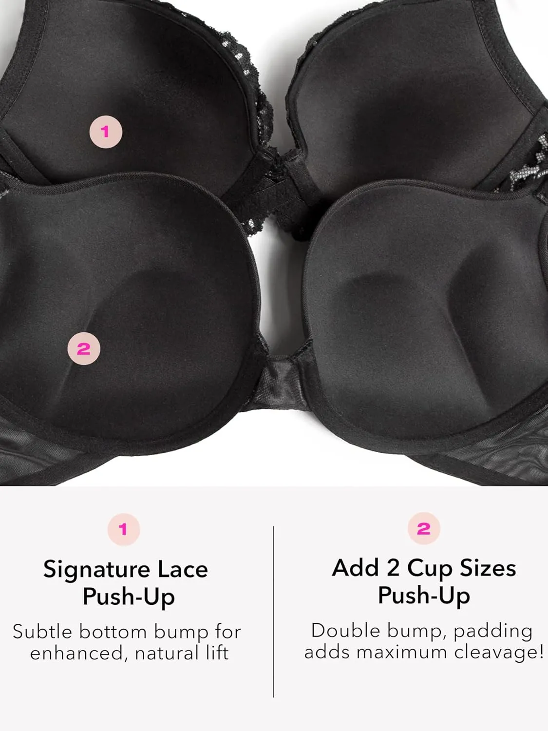 Smart & Sexy Womens Iconic Lace Push Up Bra