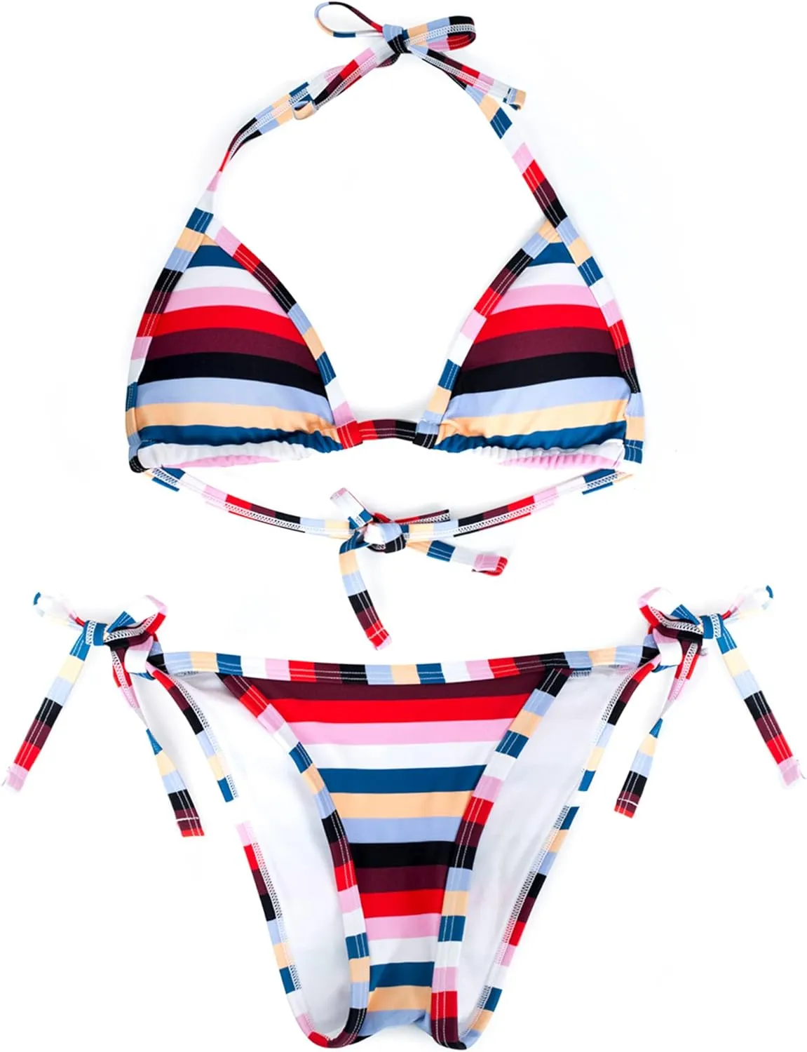 Smart & Sexy Women's Standard Swimwear Triangle String Bikini Set – Sexy & Comfortable Beachwear