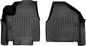SMARTLINER Custom Fit Floor Mats 1st Row Liner Set Black for 2017-2021 Chrysler Pacifica