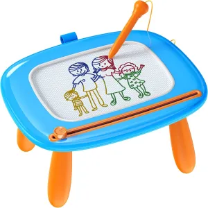 Smasiagon Toddler Girl Boy Toys,Magnetic Drawing Board for Toddlers 1-3,Early Learning Doodle Board Writing Painting Sketch Pad, Birthday Christmas Halloween Easter Gifts for 1 2 3 Year Old (Blue)