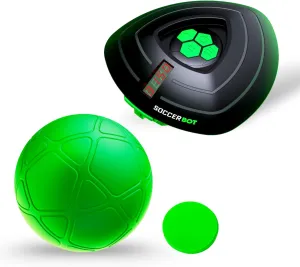 Soccer Bot - Ultimate Indoor Soccer Game with Score Tracker and Speed Modes, Soccer Training Toy