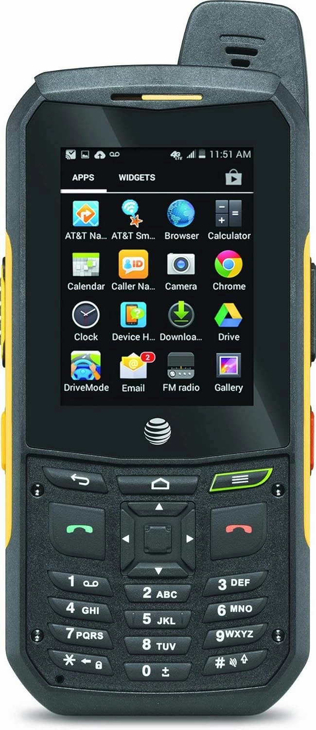 Sonim XP6 | 4G LTE | 8GB, 1GB RAM | 4800 mAh battery | Car/Truck PTT Combo Kit | (Black/Yellow) - AT&T Unlocked (Renewed)
