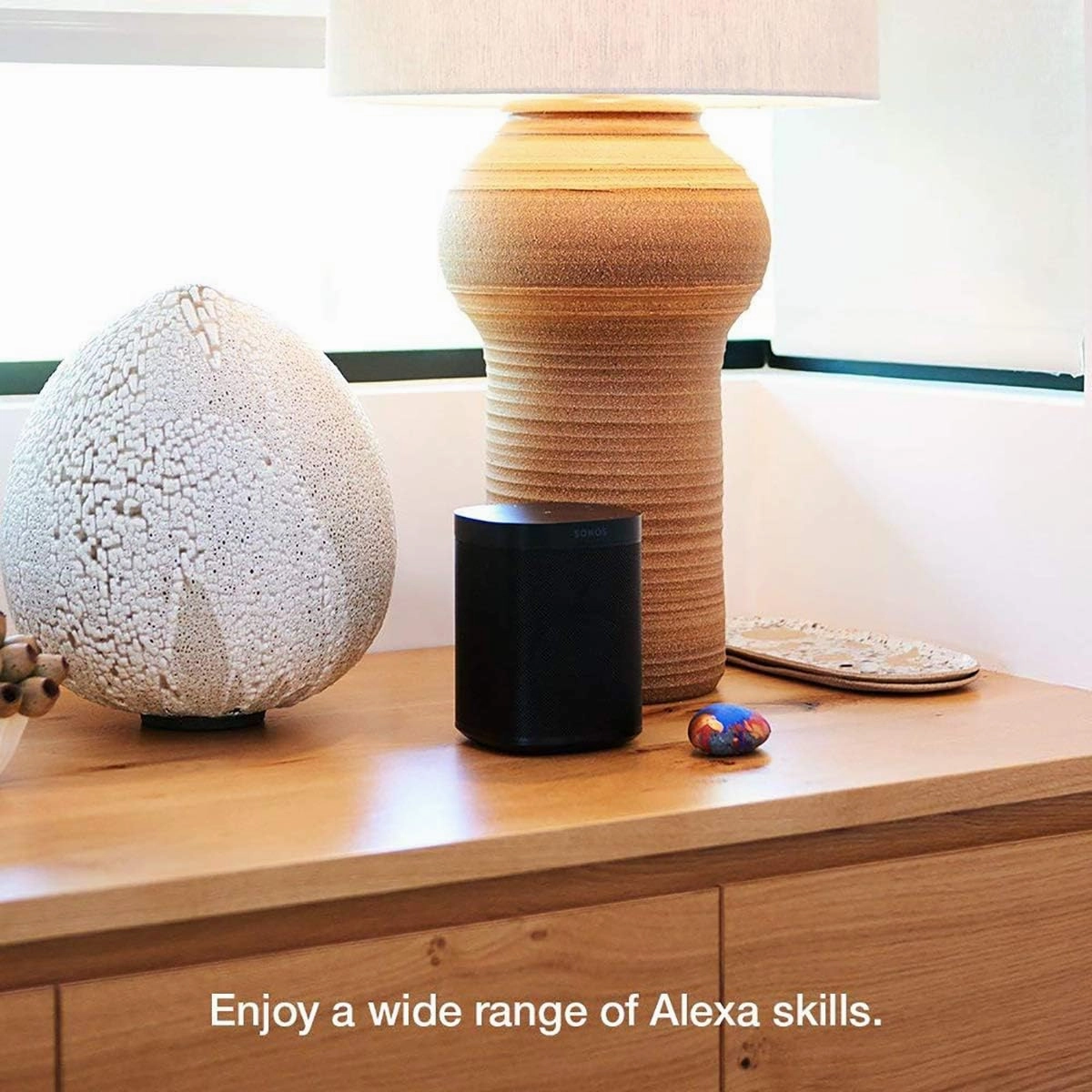Sonos One (Gen 2) Two Room Set Voice Controlled Smart Speaker with Amazon Alexa Built in (2-Pack Black)