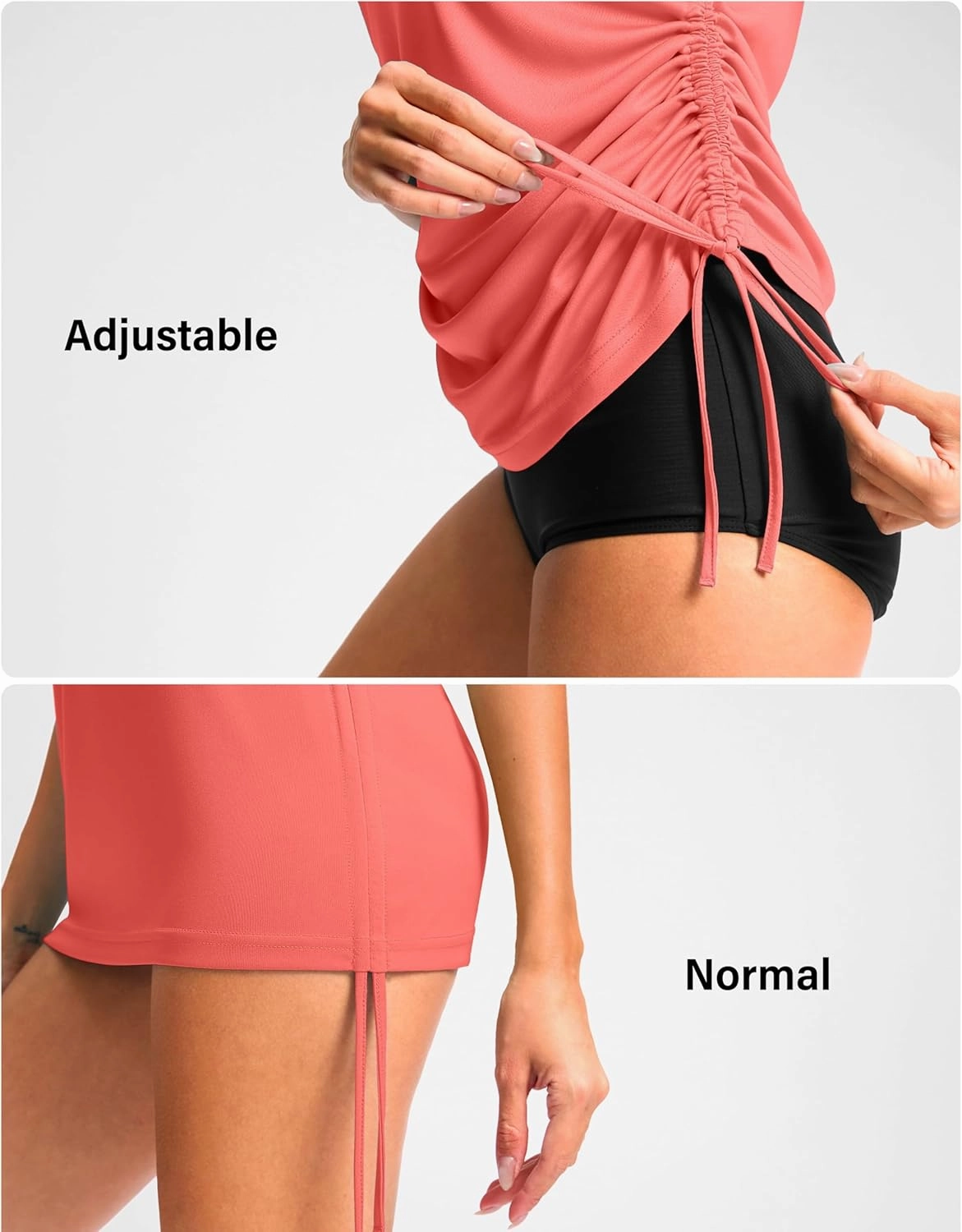 Soothfeel Women's Swim Shirt UPF 50  Short Sleeve Rash Guard SPF UV Sun Protection Swimming Swimsuit Bathing Suit Top Only