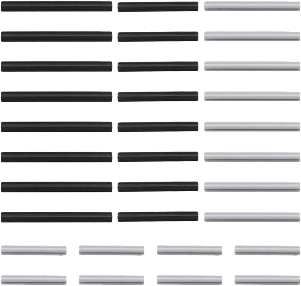 Spare Parts Train Wheel Cross Axle Train Refit Replacement Pieces Set, 56Pcs DIY Assembly Toy for Adults Teens Creative 2024 Christmas-Black
