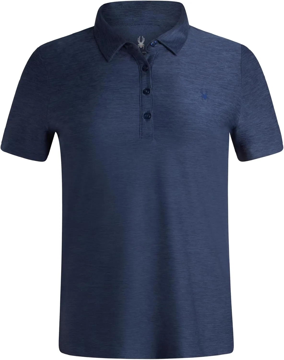 Spyder Womens Golf Shirt - Lightweight Moisture Wicking 4-Button Polo Shirts for Women with UPF 30  Sun Protection for Sports