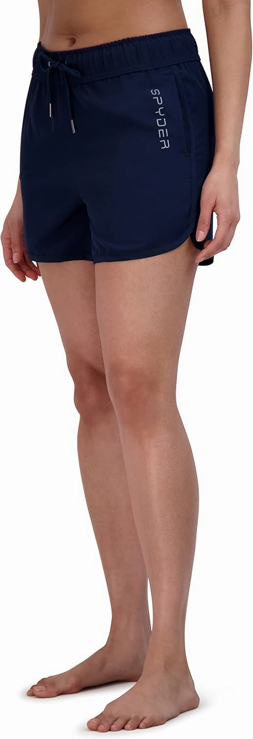 Spyder Women's Standard 4.5" Stretch Board Short Quick Dry Elastic Tie Waistband