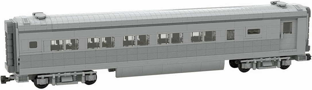 Steam Train Building Kit, 7wide Santa Fe Seat Coach Passenger Train Bricks Model, Creative MOC Building Blocks for Adults (1223PCS), 0M3M16KVXZ31UEG9YO442O71
