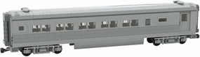 Steam Train Building Kit, 7wide Santa Fe Seat Coach Passenger Train Bricks Model, Creative MOC Building Blocks for Adults (1223PCS), 0M3M16KVXZ31UEG9YO442O71