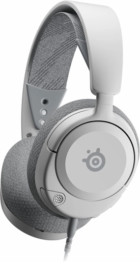 SteelSeries Arctis Nova 1 Multi-System Gaming Headset — Hi-Fi Drivers — 360° Spatial Audio — Comfort Design — Durable — Ultra Lightweight — Noise-Cancelling Mic — PC, PS5/PS4, Switch, Xbox - White