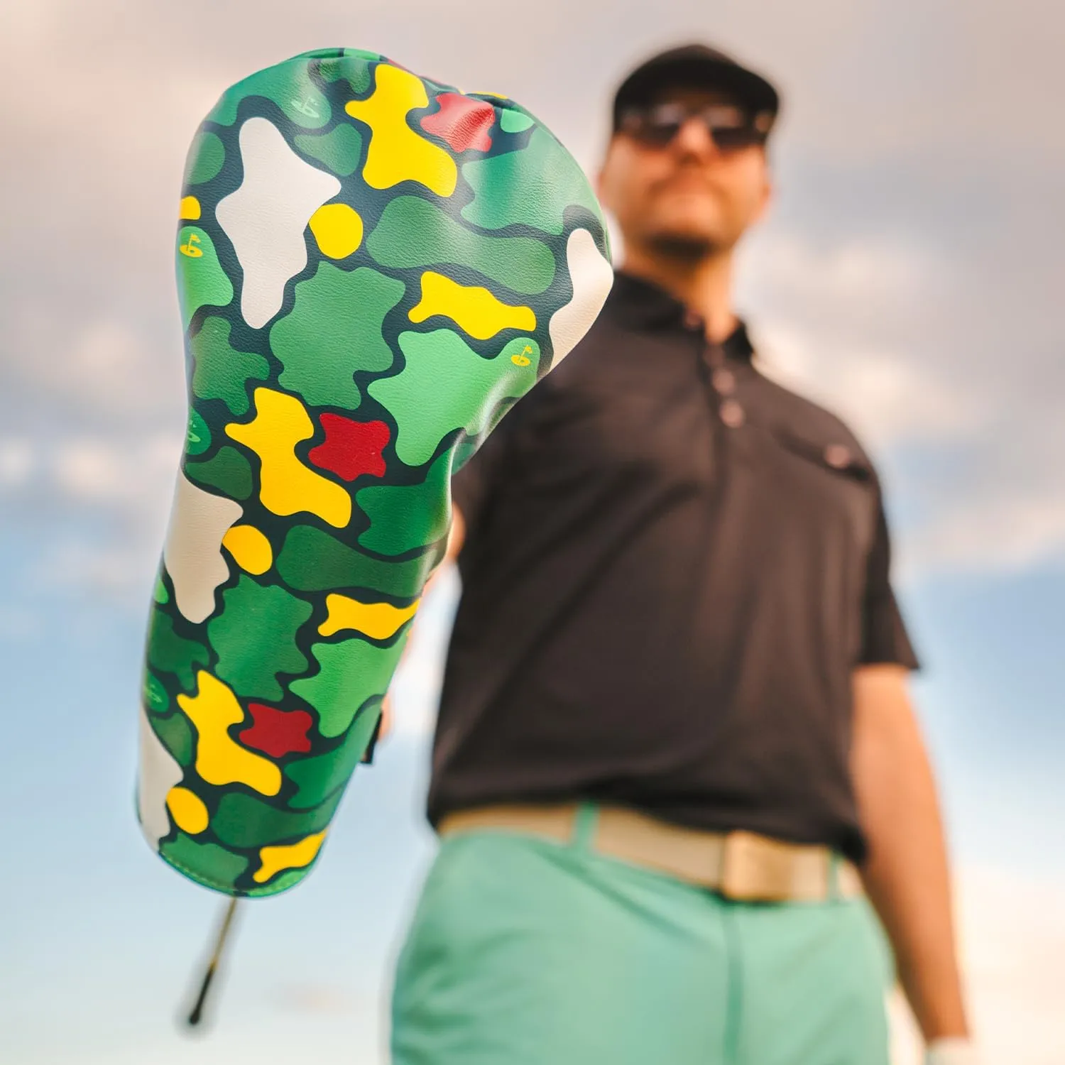 STICKIT Magnetic Driver and Fairway Head Covers | Premium Leather, Industrial Magnet | Universal Fit for Golf Clubs | Ultimate Protection & Travel-Friendly