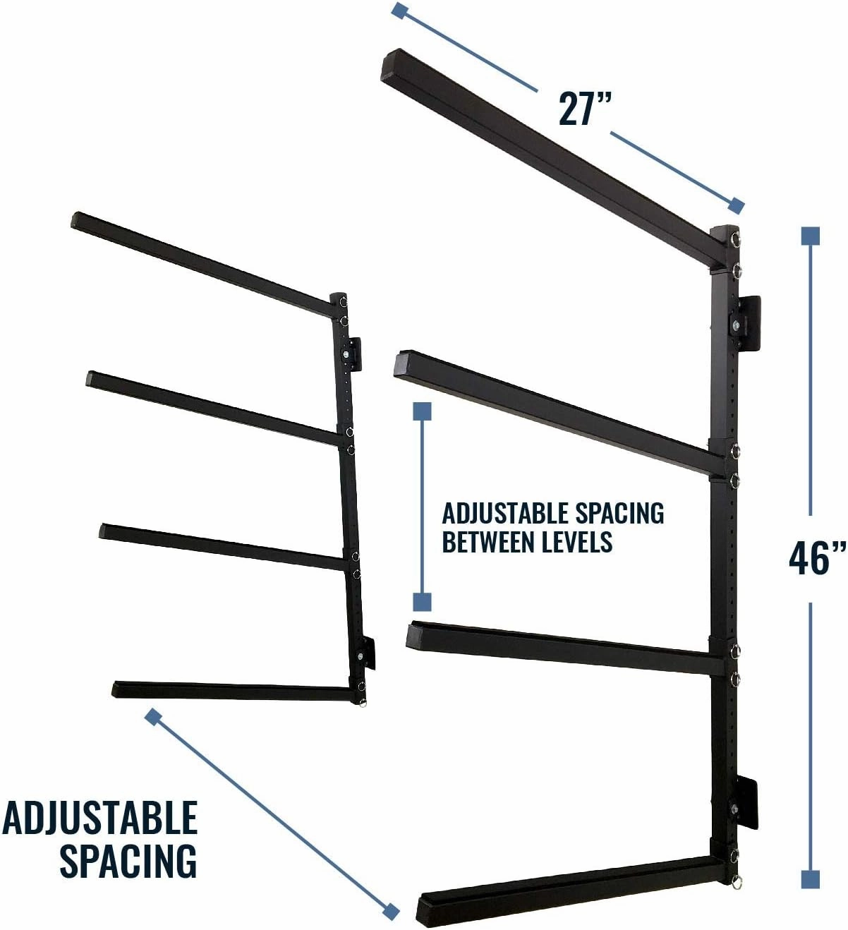 StoreYourBoard G-SUP Wall Mounted Standup Paddleboard Storage Rack, Adjustable Levels, Stand-up Paddle Board Holder