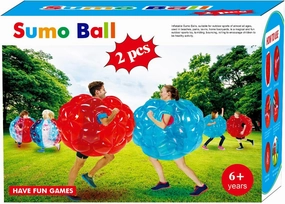 SUNSHINE-MALL Inflatable Bubble Balls for Kids, Giant Human Hamster Knocker Ball Body Zorb Game for Child Outdoor Team Gaming Play (2pcs 36inch)