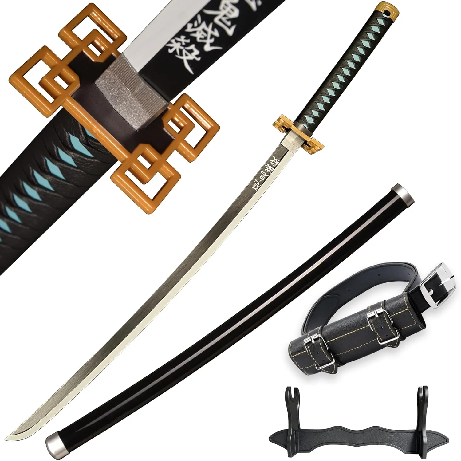 SV Anime Demon Slayer Sword Katana 41 Inch Decorative Collectible Gift Cosplay Sword，Various Styles Available