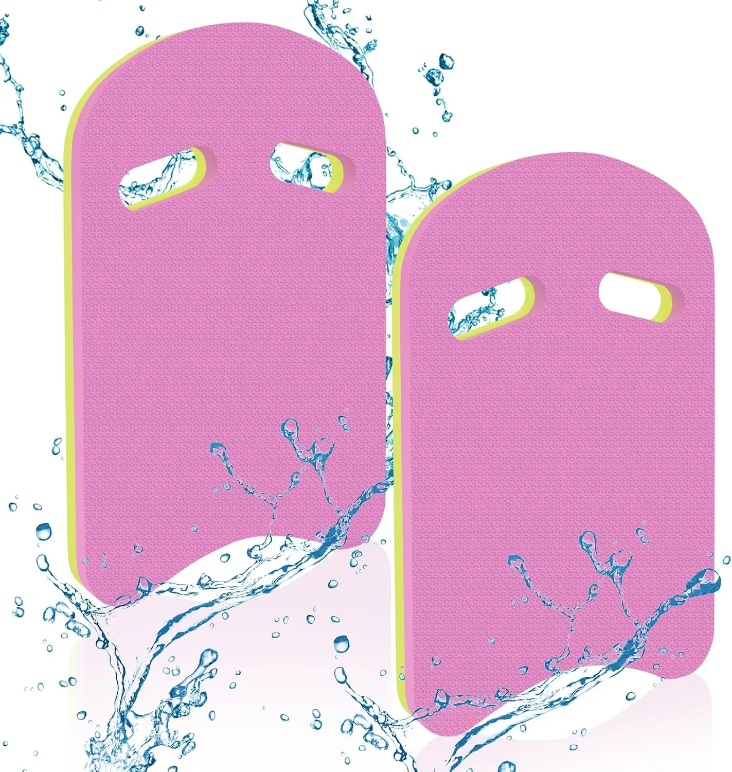 Swimming Kickboards 2 Pack, Swim Training Aid for Kids and Adults, Kickboard for Kids, Adult Swim Training Aid with Handles, Adjustable Float for Pool Exercise, Fitness, Exercise