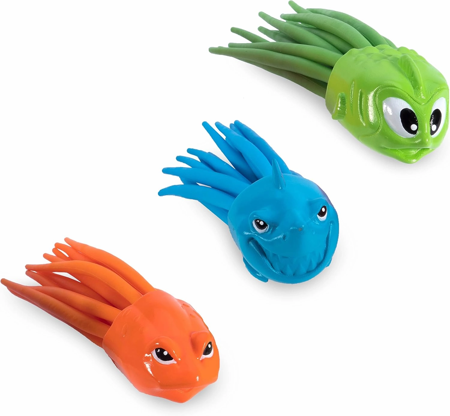 SwimWays SquiDivers Kids Pool Diving Toys, 3 Pack, Bath Toys & Pool Party Supplies for Kids Ages 5 and Up