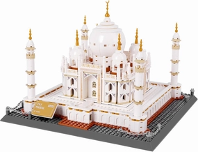 Taj Mahal Building Blocks Kit, Regular Size Brick World Famous History Architectural Model, India Agra Landmark Collection Set for Kids and Adults, Gift & Office Home Décor, 1113 PCS