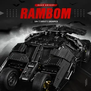 Tech MOC Dark Knight Rambom Car Bricks Toy 10517
