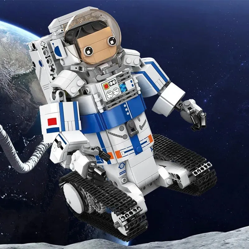 Tech RC Motorized Astronaut Boy Robot Kids Bricks Toy 13136