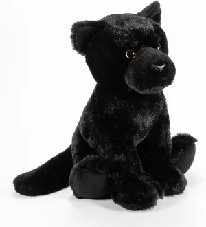 The Petting Zoo Black Jaguar Stuffed Animal Plushie, Gifts for Kids, Wild Onez Zoo Animals, Jaguar Plush Toy 12 inches