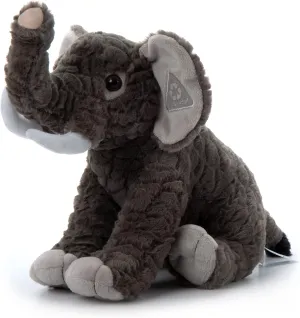 The Petting Zoo Elephant Stuffed Animal, Gifts for Kids, Wild Onez Zoo Animals, Elephant Plush Toy 12 inches