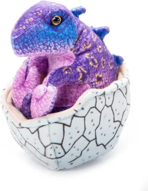 The Petting Zoo Hatchling T-Rex Dinosaur Stuffed Animal Plushie, Gift for Kids, Dinosaur Animals, Orange Dinosaur Plush Toy 8 inches