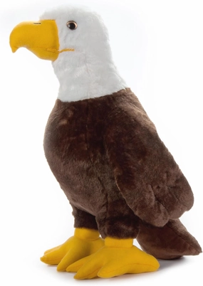 The Petting Zoo Bald Eagle Stuffed Animal Plushie, Gifts for Kids, Wild Onez Wildlife Animals, Bald Eagle Plush Toy, 20 inches
