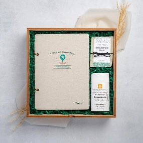 The Traveler - Take Me Anywhere Gift Set - Special Occasion Gift Box- All-Natural, Hypoallergenic, Plant-Derived, Made in USA by DAYSPA Body Basics