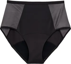 Thinx Period Underwear, Comfort-Stretch Hi-Waist, Holds Up to 12 Regular Tampons*, FSA HSA Approved Period Panties, All-Day Absorbency Menstrual Underwear for Women, Leakproof & Reusable, Black, 4X