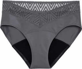 THINX Period Underwear, Comfort-Stretch Hip Huggers, Holds Up to Regular 12 Tampons*, FSA HSA Approved Period Panties