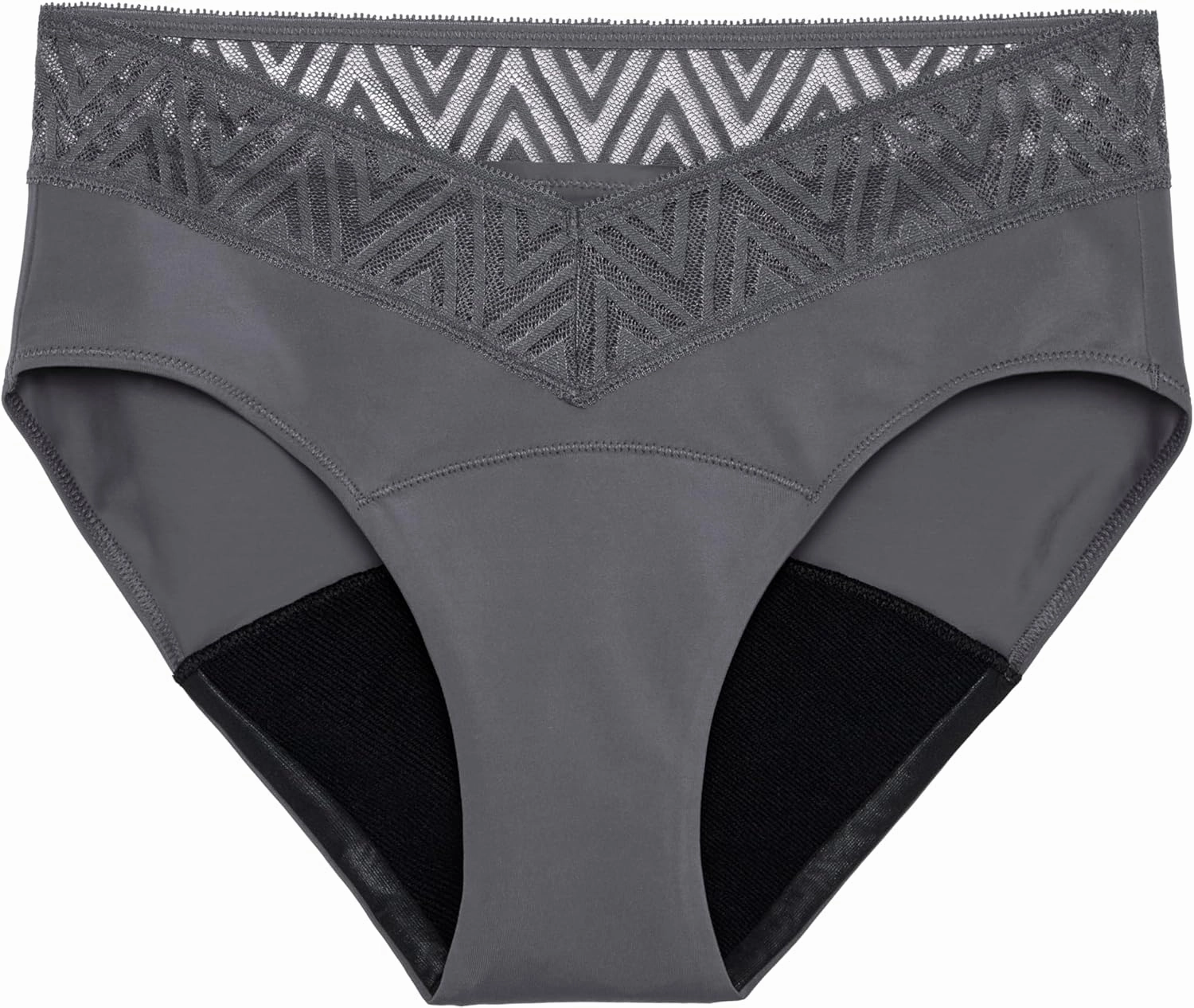 THINX Period Underwear, Comfort-Stretch Hip Huggers, Holds Up to Regular 12 Tampons*, FSA HSA Approved Period Panties