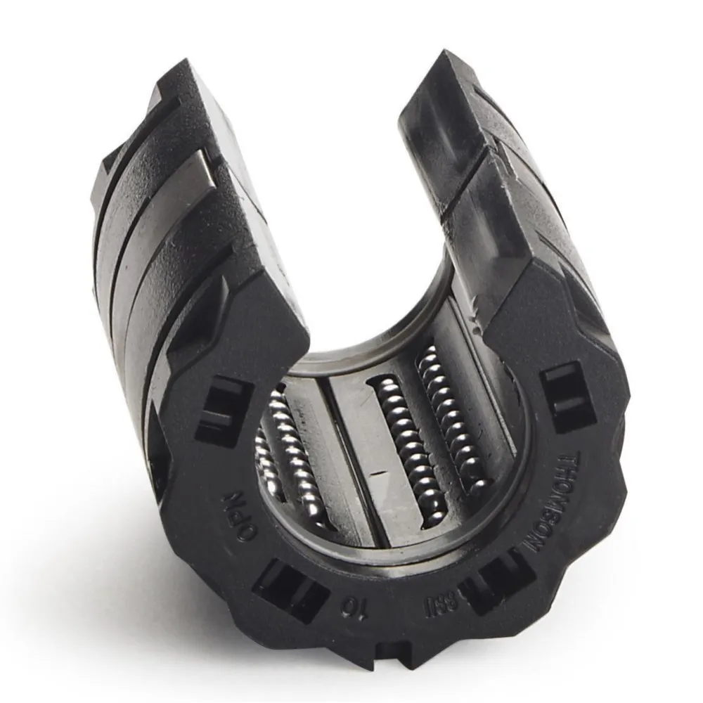 Thomson SSU16OPNWW, Ball Bushing Bearing, Super Smart, Open, for continuously supported applications, self-aligning, Seals at both ends; use with 1 in Diameter Shaft, Class L