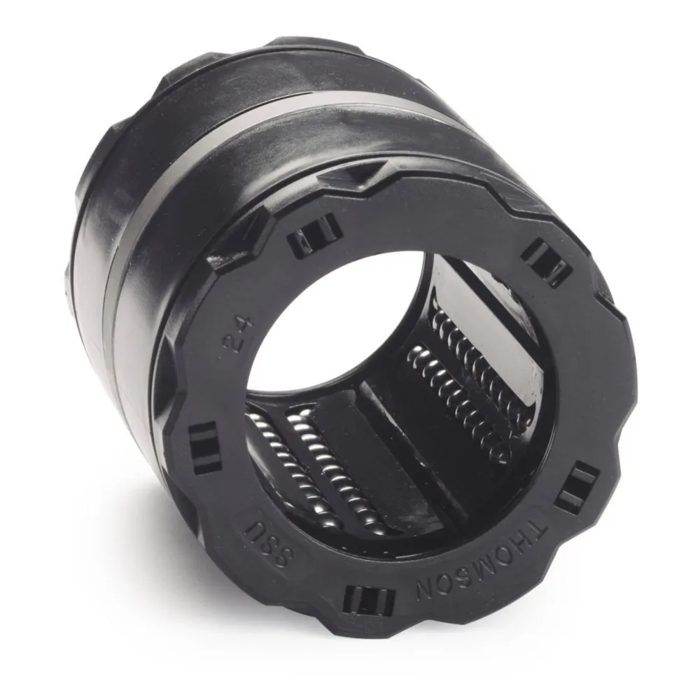 Thomson SSU16WW, Ball Bushing Bearing, Super Smart, Closed, for end supported applications, self-aligning, Seals at both ends; use with 1 in Diameter Shaft, Class L