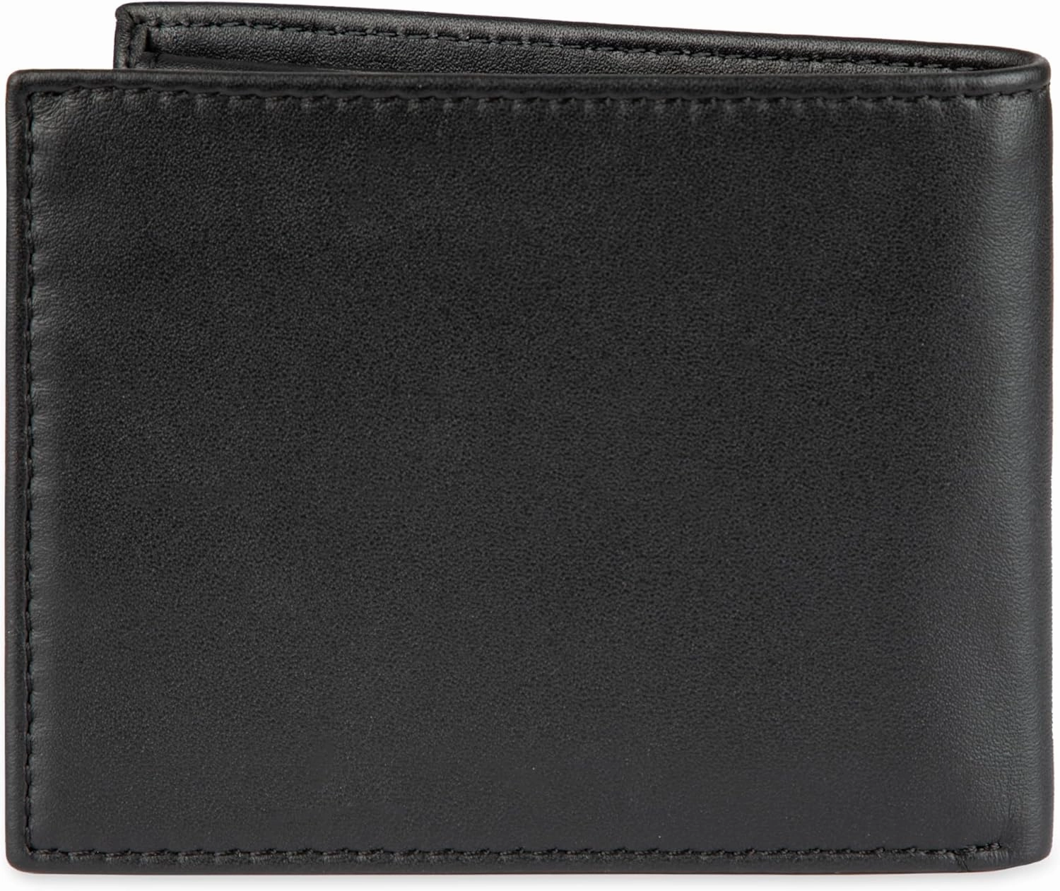 Tommy Hilfiger Men's Leather Wallet – Slim Bifold with 6 Credit Card Pockets and Removable ID Window