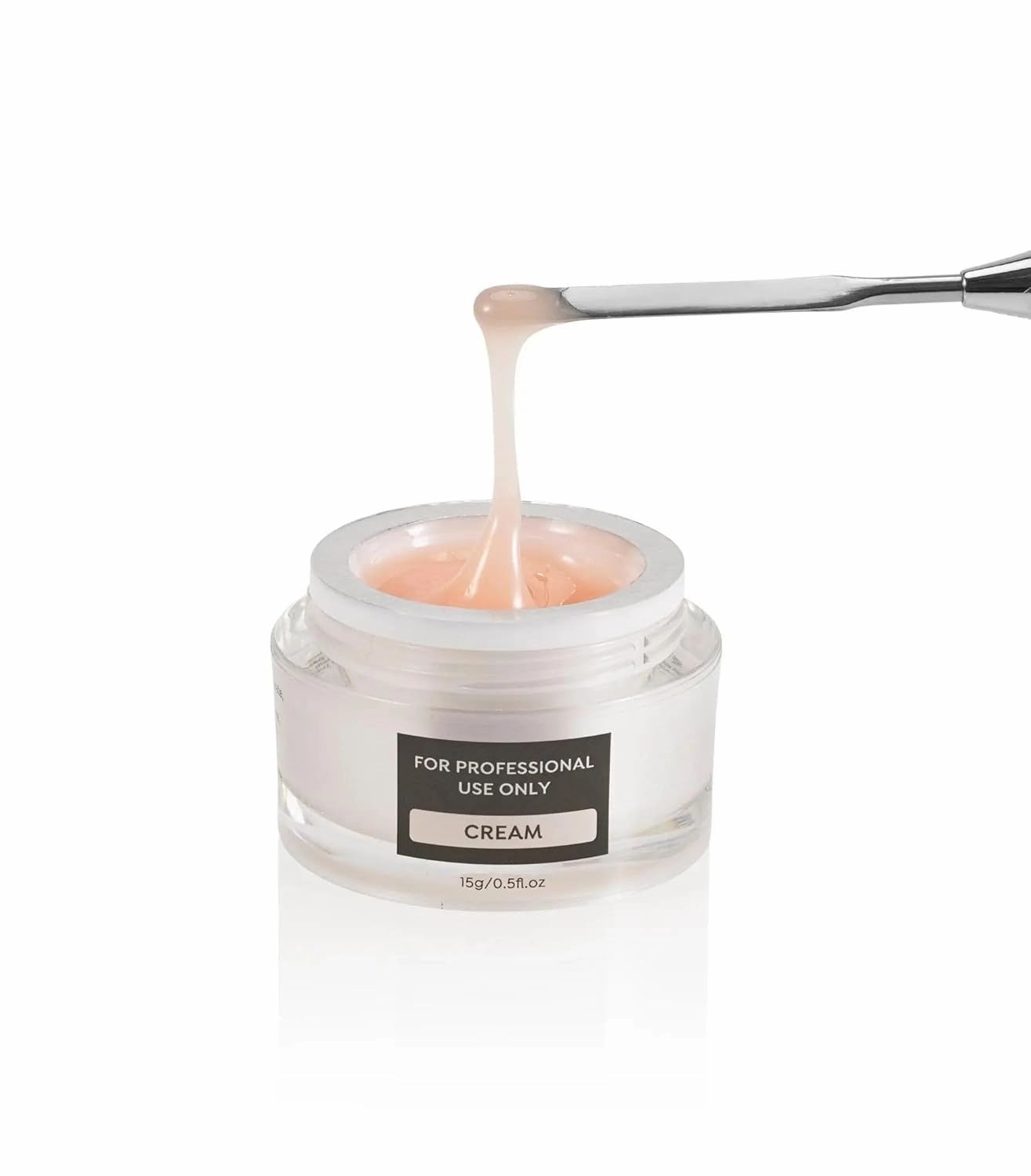 TONES Builder Gel | Strengthening - Extension - Sculpting Gel for Nail Art & Apex Building | Clear Formula - Smooth Finish (Cream) | (15g / 0.5 fl.oz)