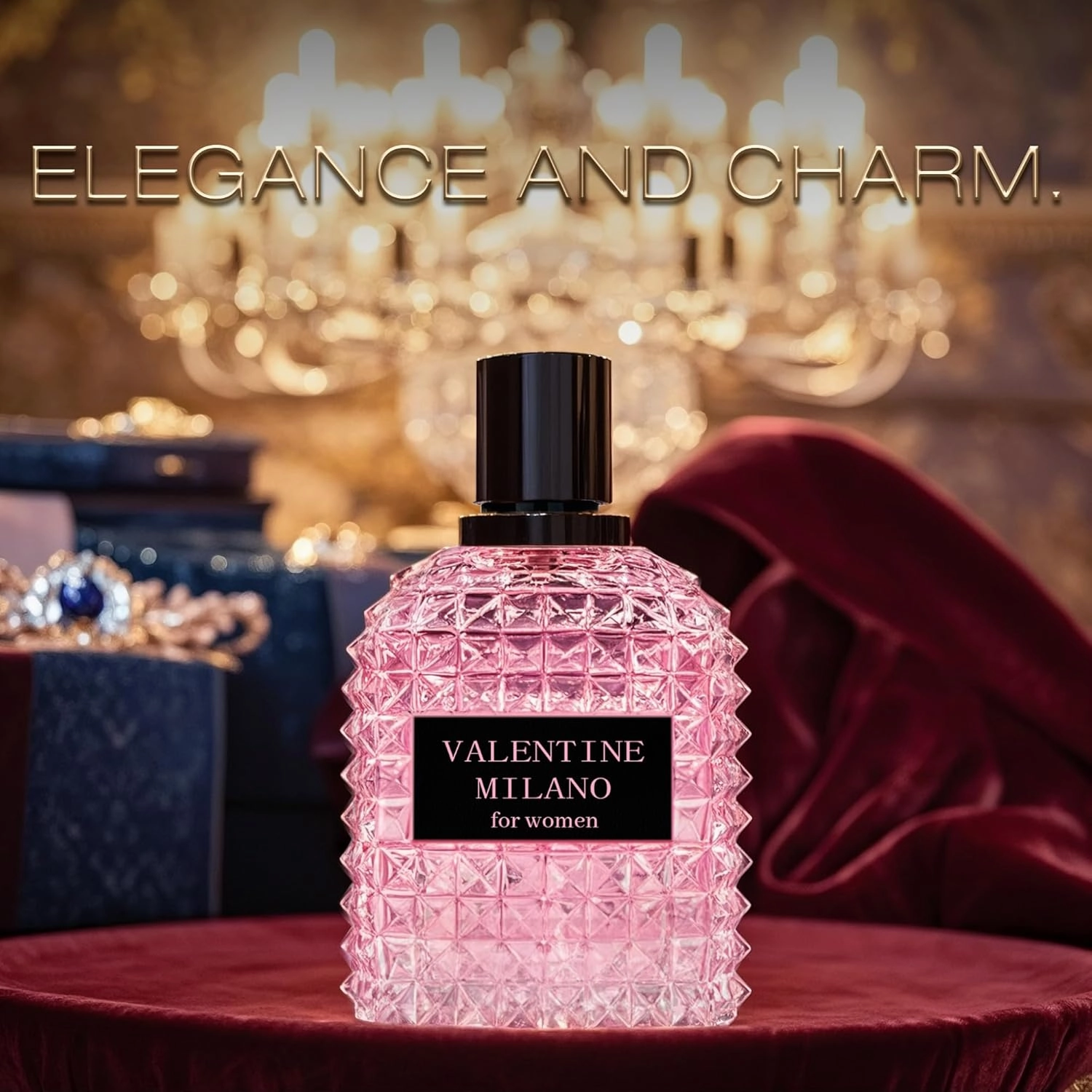 Top Sales 4 Piece Women Perfume Set Choco Musk/Valentine Milano/La Vida Bella/Sugar Candy Eau de Parfum Spray Women's Fragrance Sets with Luxury Gift Box for Daily Use