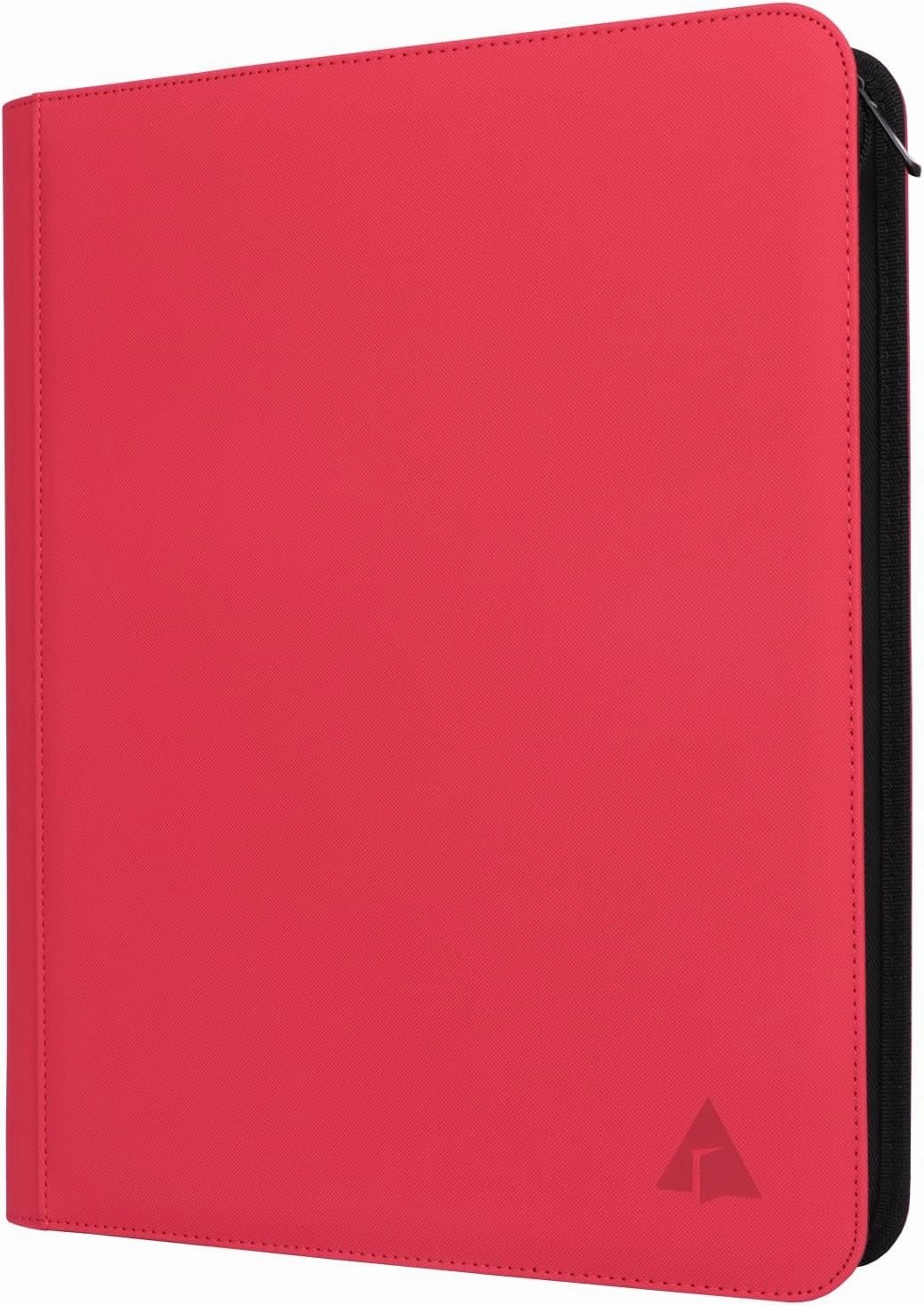 Toploader Binder, Holds 432 Top Loaders, 9 Pockets Top Loader Binder with Sleeves for Cards in 3'' x 4'' Toploaders -Red
