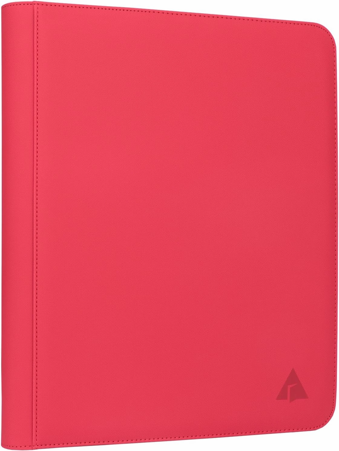 Toploader Binder, Holds 432 Top Loaders, 9 Pockets Top Loader Binder with Sleeves for Cards in 3'' x 4'' Toploaders -Red