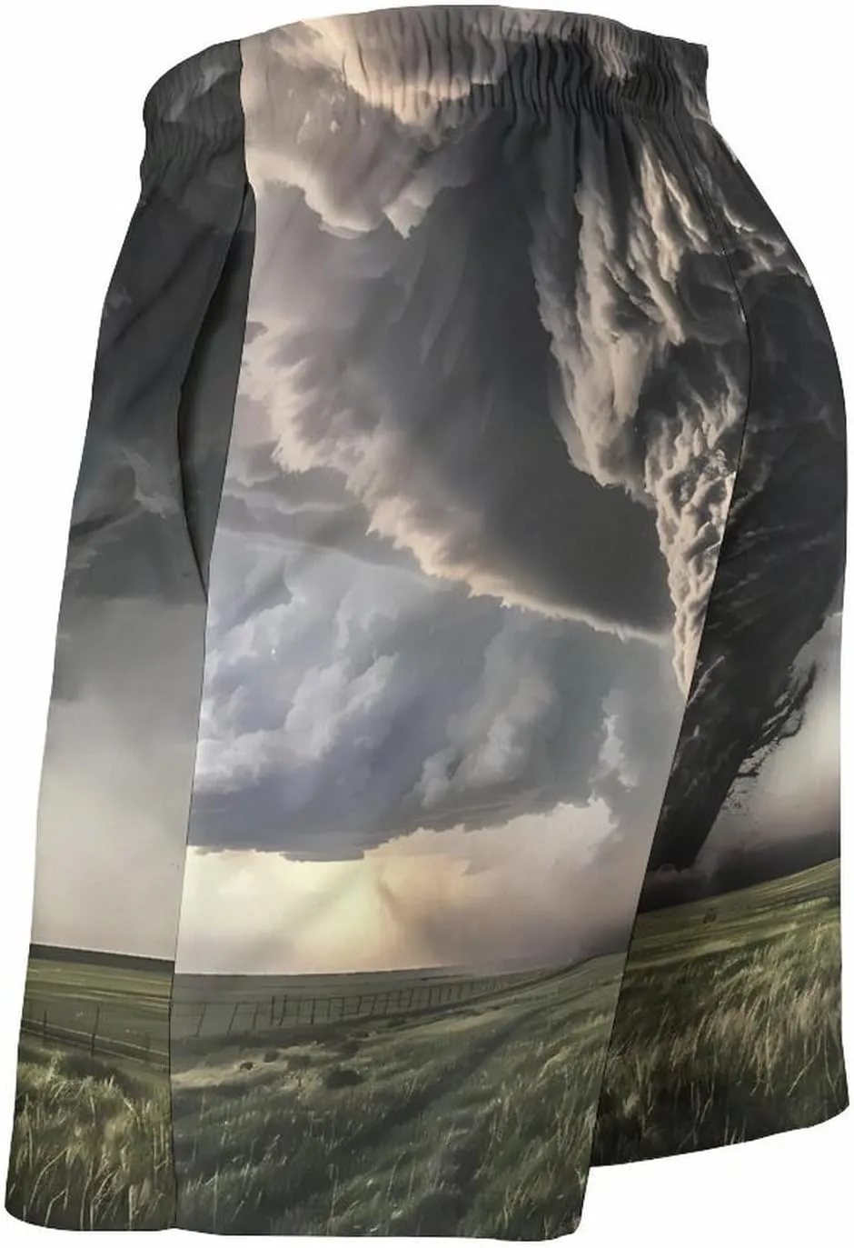 Tornado Thunderstorms Men's Swim Trunks Breathable Bathing Suit Swimming Board Shorts Hawaiian Beach Swimwear