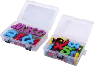 Totority Educational Sticker Numbers Whiteboard Sticker 26 Capital Letters Puzzle Alphabet Sticker Set