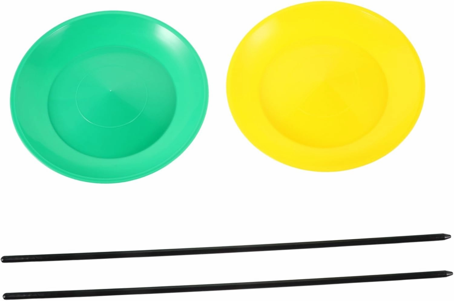 Toyvian 2pcs Juggling Set Learn to Juggle with and Sticks Circus Trick Toy for Boys and Girls and Adults Clown Party Supplies for Fun Performances
